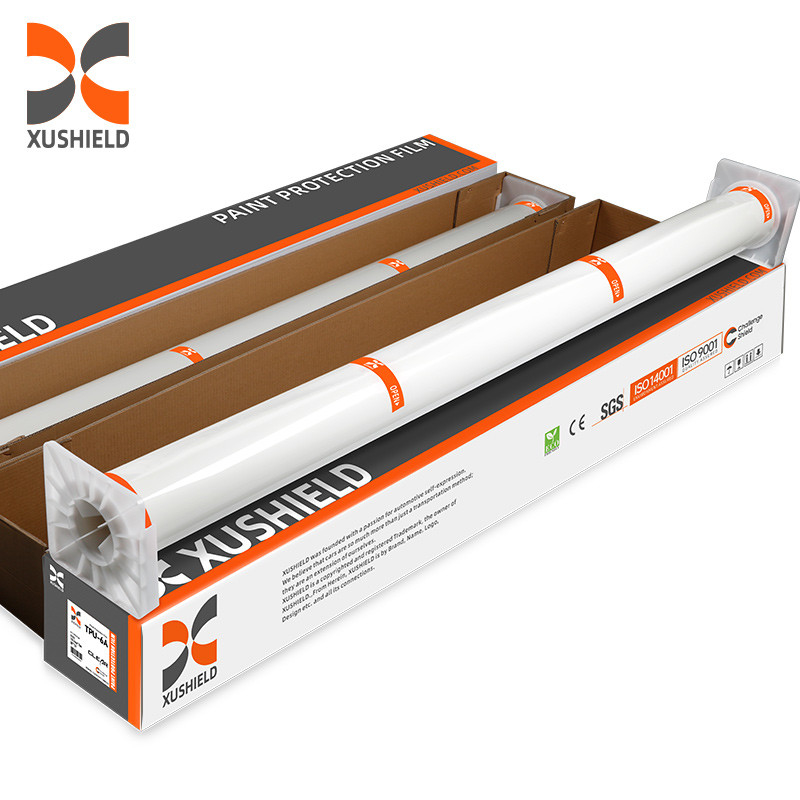 XUSHIELD 1.52*15m 10mil TPU bening PPF Cat tubuh mobil Pelindung Vinyl Film Untuk perlindungan permukaan mobil