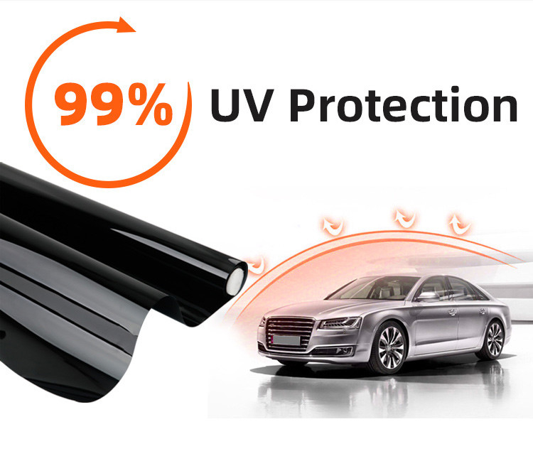 Mobil Film Surya Nano Keramik UV Curing Window Kaca Tint Film Roll Grosir 1ply