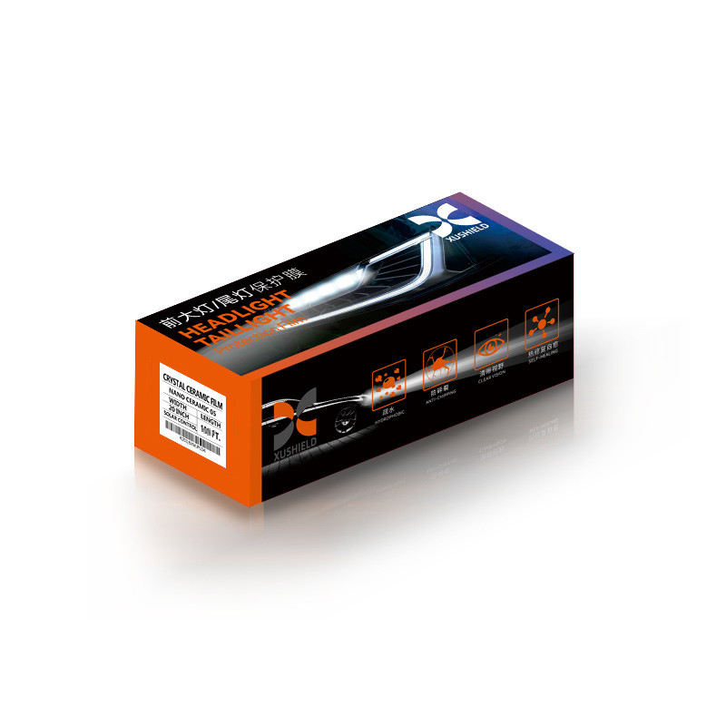 TPH TPU Lampu depan mobil Tint Film Light Black Smoke Black Tail Light Lampu depan Tint Film