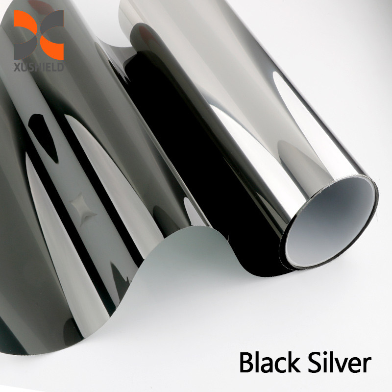 Film Kaca Bangunan Self Adhesive Residential Window Tinting Building Window Insulation Solar Film One Way Hitam Tint