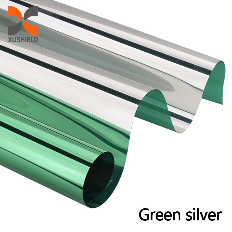 Film Kaca Bangunan Self Adhesive Residential Window Tinting Building Window Insulation Solar Film One Way Hitam Tint
