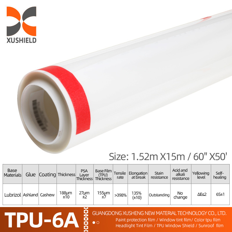 XUSHIELD PRODUSI GROSISE CLEAR CAR MOBU Film Penjaga Mandiri Anti-SCRATCH TPU PEB PROFOMPEN PEOD