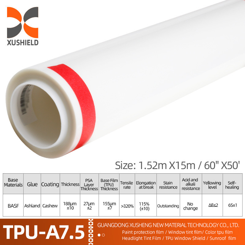XUSHIELD PRODUSI GROSISE CLEAR CAR MOBU Film Penjaga Mandiri Anti-SCRATCH TPU PEB PROFOMPEN PEOD
