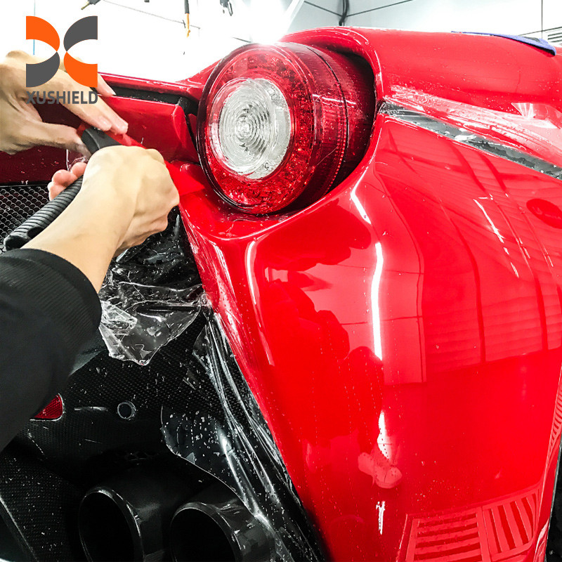Benar 15 Tahun Garansi TPU Glossy Self-Healing 7.5mil Anti Scratch Roll Hydrophobic Cat Mobil Pelindung Film