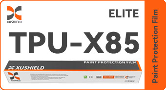 XUSHIELD 8.5mil High glossy hydrophobicity kualitas tinggi Anti Goresan Perbaikan Panas TPU Jelas Cat Mobil Pelindung Film