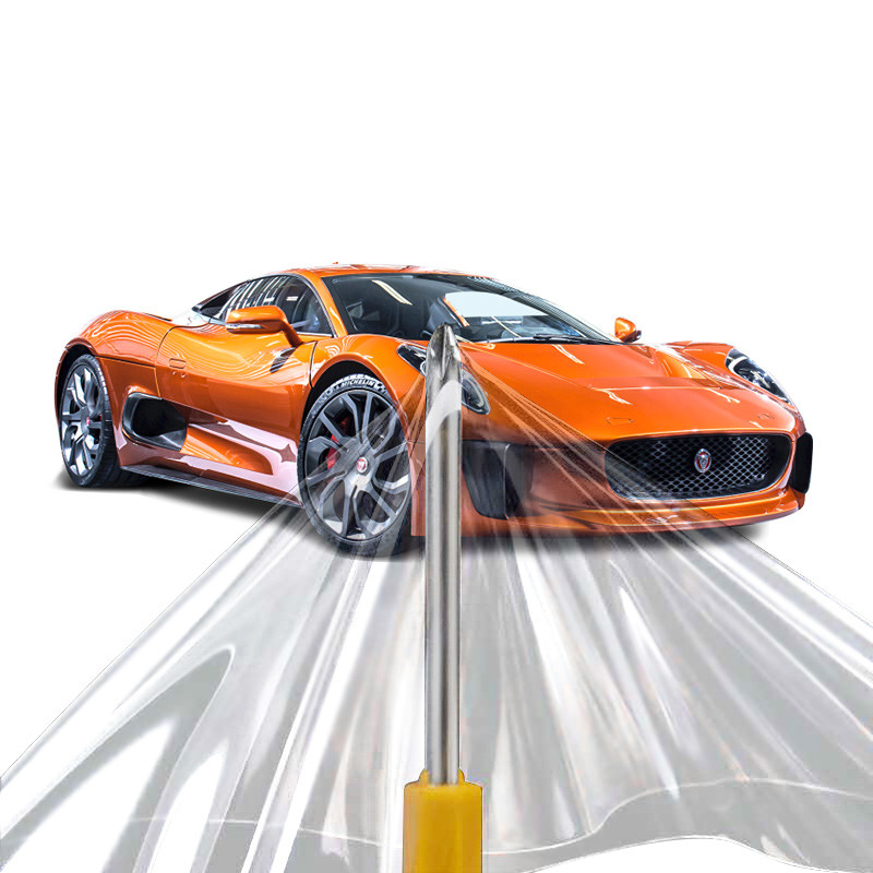 XUSHIELD 7 Mil 6 Mil PPF Film Anti Scratch Self Healing PPF TPH Gloss Clear Car Body PPF Cat Pelindung Film untuk Mobil