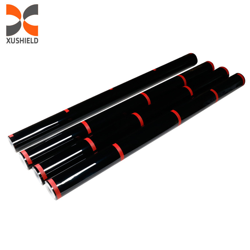 TPH Hitam 1.52*15M Transparan Atau Hitam Sifat Anti-membakar Wrap Stretch PPF Pelindung