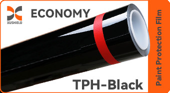 TPH Hitam 1.52*15M Transparan Atau Hitam Sifat Anti-membakar Wrap Stretch PPF Pelindung
