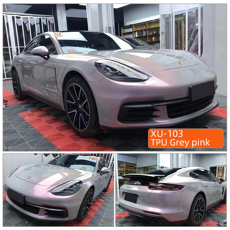 TPU Grey pink instant healing premium full roll transparan TPU body car wrap ppf automotive paint protective films