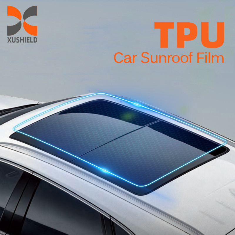 Badai-bukti Pelindung TPU Sunroof PPF Auto Kaca Kaca Jendela Tint Film Surya Mobil Atap Lampu Langit Film