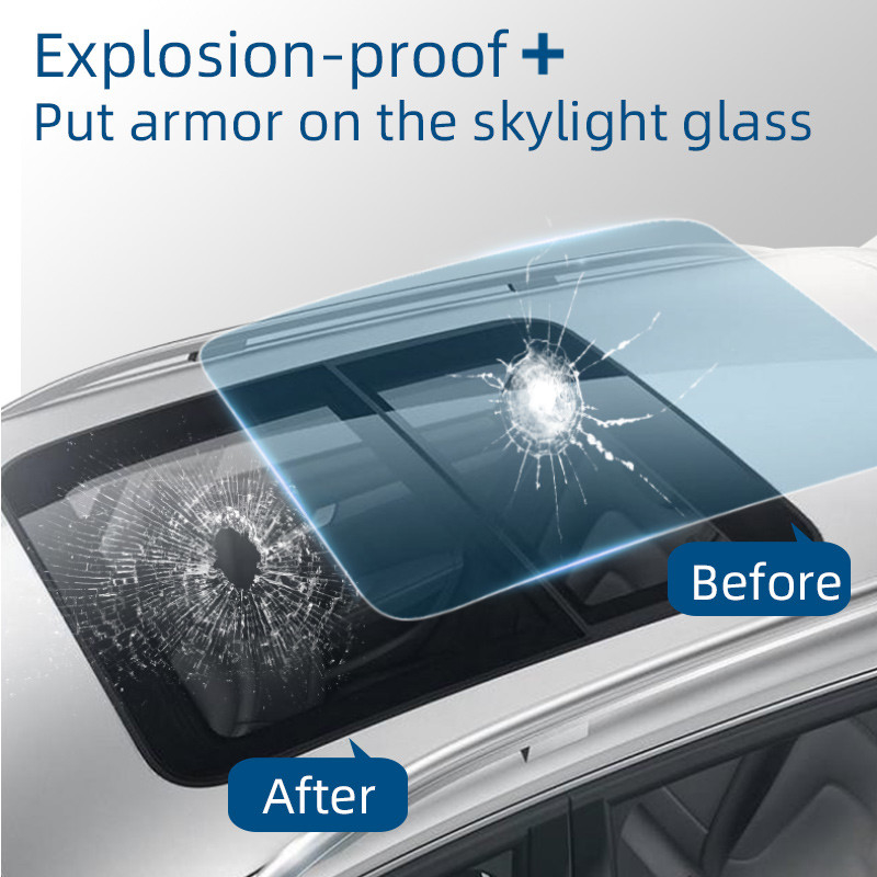 Universal Sunroof Automotive Factory Sunscreen Self Adhesive Glass Mobil Panoramic Sunroof Sky Film