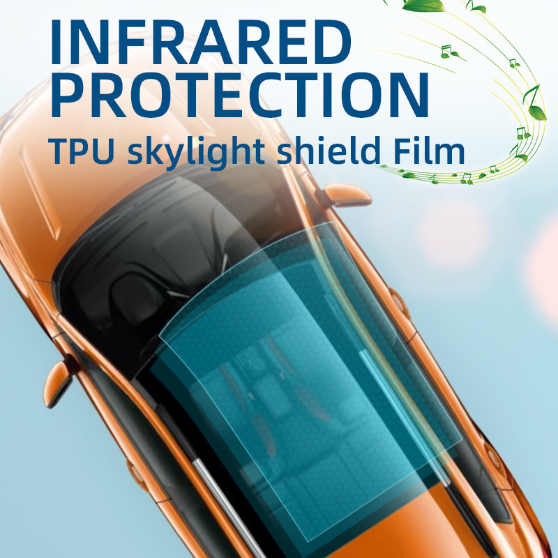 Badai-bukti Pelindung TPU Sunroof PPF Auto Kaca Kaca Jendela Tint Film Surya Mobil Atap Lampu Langit Film