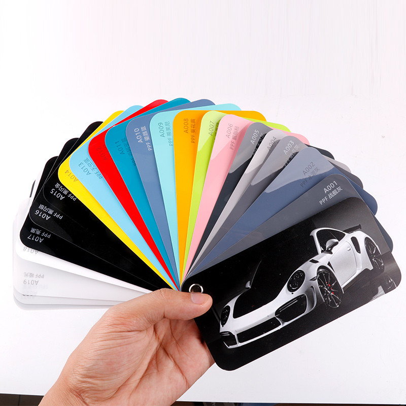 181warna Jaminan 5 Tahun Lengan Anti Goresan Perubahan Warna Warna PPF Cat Pelindung TPU Film