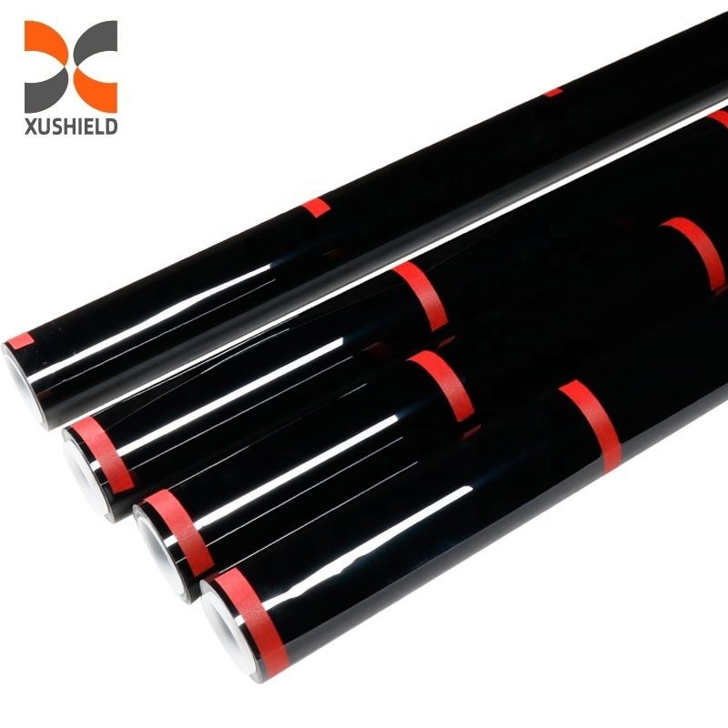 Film pelindung TPH/TPU PPF hitam untuk mobil 5-8 tahun di luar ruangan