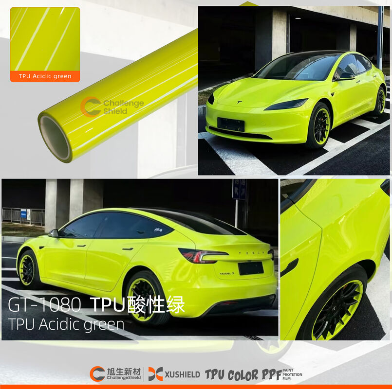 Self-Healing UV Proof Color Changing TPU PPF Film untuk Perlindungan Cat Mobil