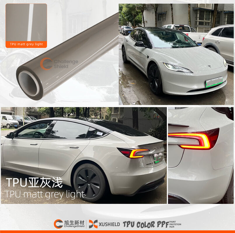 Film Pelindung Cat TPU yang Berubah Warna Penyembuhan Sendiri UV Proof untuk Sesuai Karoseri Mobil