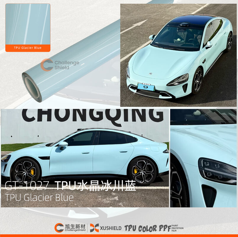 Self-Healing UV Proof Color Changing TPU PPF Film untuk Perlindungan Cat Mobil