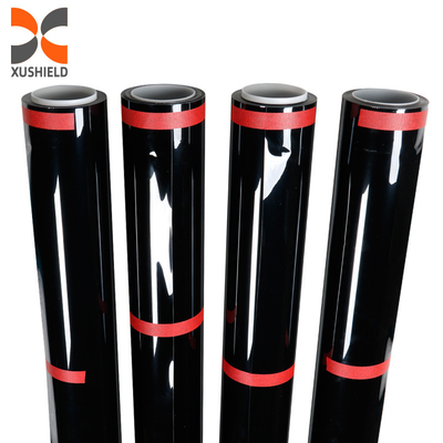 TPH Hitam 1.52*15M Transparan Atau Hitam Sifat Anti-membakar Wrap Stretch PPF Pelindung